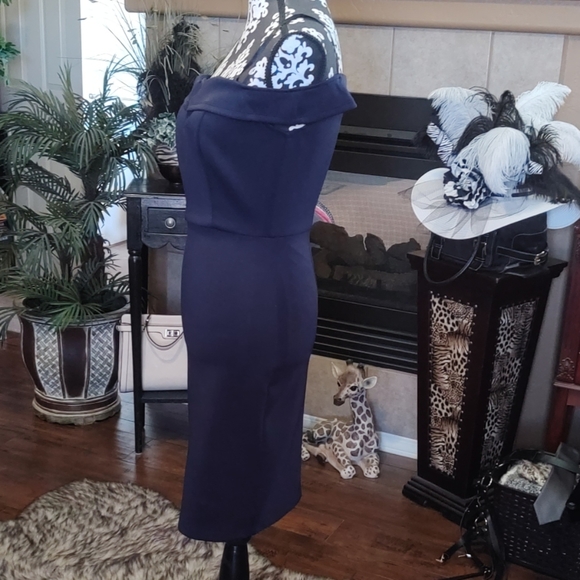 3 FOR 35 Classy Navy blue dress - Picture 4 of 6